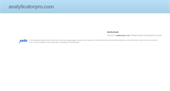 Desktop Screenshot of analyticatorpro.com